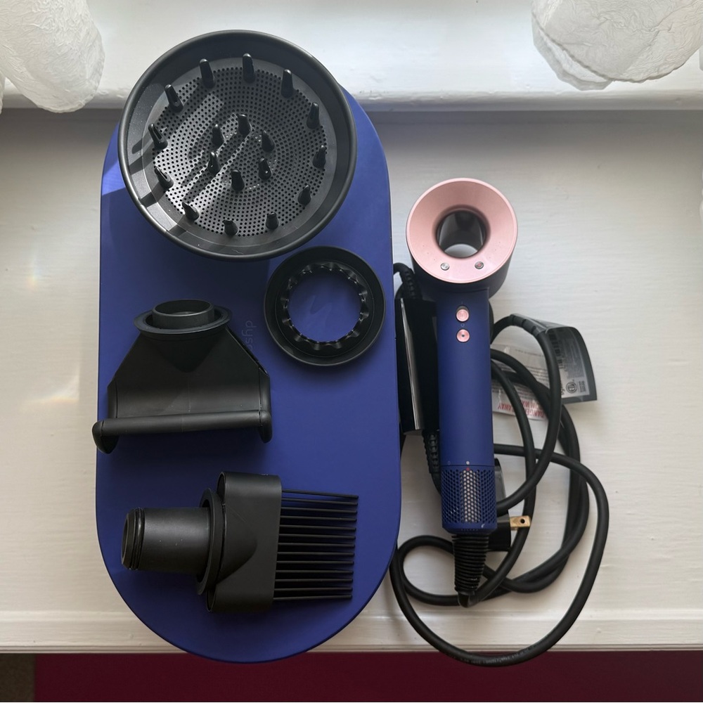 Dyson supersonic Hair Dryer in Blue purple and Pink